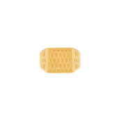 Кольцо Fused Woven Square Signet Ring MISSOMA фото 1