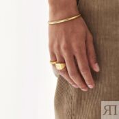 Кольцо Fused Woven Square Signet Ring MISSOMA фото 5