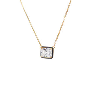 Колье Square Macaroon Necklace – Crystal Black VIVA LA VIKA