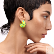 Серьги Yellow Neon Rave Earrings SAF SAFU фото 2