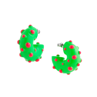 Серьги Green Neon Rave Earrings SAF SAFU