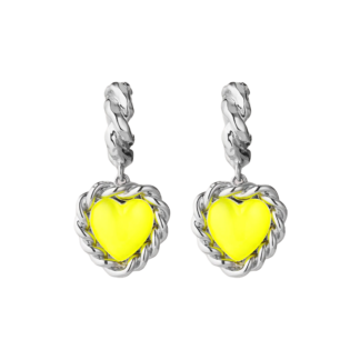 Клипсы Limelight Neon Yellow Earrings SAF SAFU