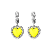 Клипсы Limelight Neon Yellow Earrings SAF SAFU фото 1