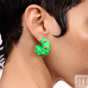 Серьги Green Neon Rave Earrings SAF SAFU фото 2