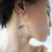 Моносерьга Kawaii Dolphin Earring SAF SAFU фото 2