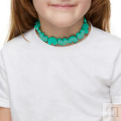 Колье Heart Kids Necklace – Green UNCOMMON MATTERS фото 2