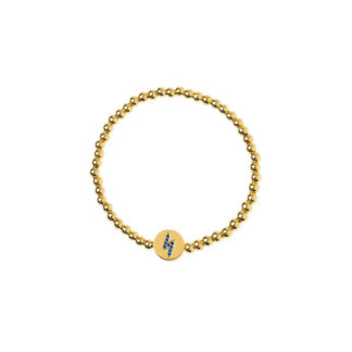 Браслет Gold Lightning Crystal Bracelet - Dark Blue DÉJÀ VU