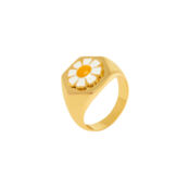 Кольцо Gold Daisy Ring WILHELMINA GARCIA фото 1