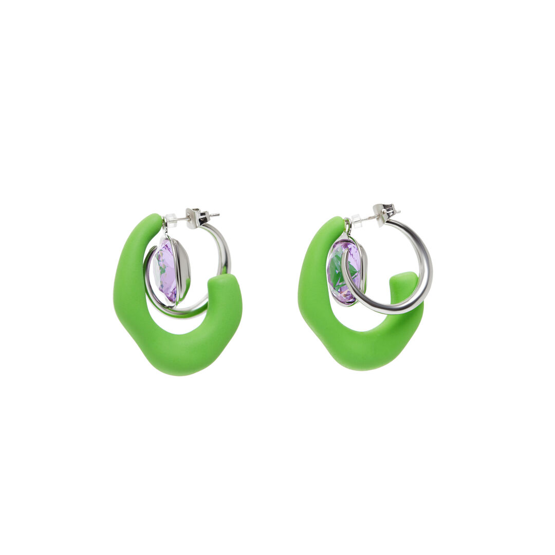 Серьги Marshmallow Hoop Earrings – Spring MOUNSER фото 1