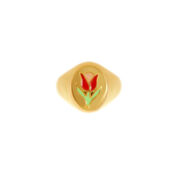 Кольцо Gold Tulip Ring WILHELMINA GARCIA фото 3