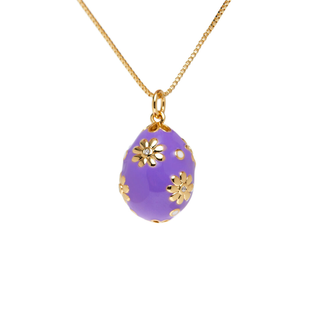 Колье Floral Easter Necklace – Lilac DÉJÀ VU фото 1