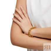 Браслет Massive Gold Chain Bracelet TIMELESS PEARLY фото 2