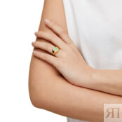 Кольцо Gold Clover Ring WILHELMINA GARCIA фото 2