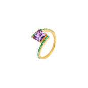 Кольцо Violet Concourse Ring – Green VIVA LA VIKA фото 1