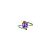 Кольцо Violet Concourse Ring – Green VIVA LA VIKA фото 3