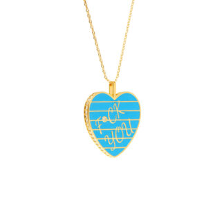 Колье F*ck You Necklace – Electric Blue VIVA LA VIKA