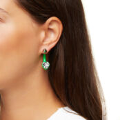 Моносерьга Green Neon Love Hoop Earring SAF SAFU фото 2