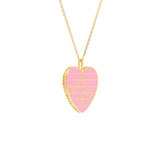 Колье Hate You Necklace – Pink VIVA LA VIKA