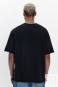 Футболка oversize из хлопкового футера befree 4680704148619 фото 3