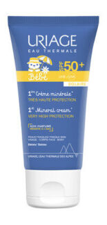 Детский солнцезащитный минеральный крем SPF 50 Uriage 1st Mineral Cream SPF