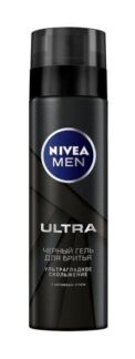 Гель для бритья Nivea Men Ultra Черный