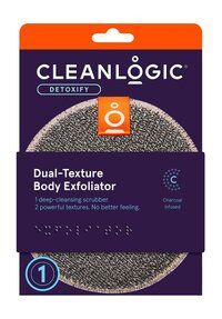 Двусторонняя мочалка для тела Cleanlogic Detoxify Dual-Texture Body Exfolia фото 1