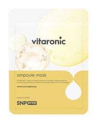 Тканевая маска для сияния кожи лица SNP Prep Vitaronic Ampoule Mask фото 1