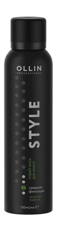 Спрей-воск для волос средней фиксации Ollin Professional Style Medium Spray фото 1