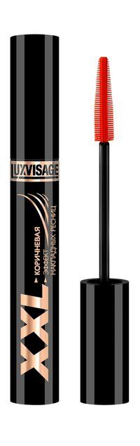 Коричневая тушь с эффектом накладных ресниц Luxvisage XXL False Lashes Кори фото 1