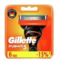 Набор из шести сменных кассет к бритве Gillette Fusion 6