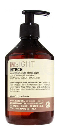 Бессульфатный увлажняющий шампунь для волос Insight Intech Gentle Moisture фото 1