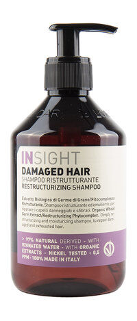 Восстанавливающий шампунь для поврежденных волос Insight Damaged Hair Restr фото 1