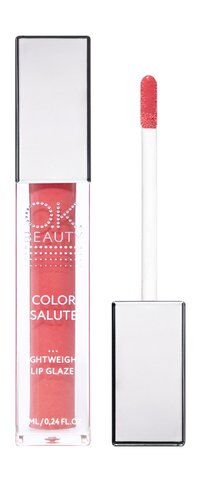 Блеск-глазурь для губ с зеркальным эффектом O.K.Beauty Color Salute Light W фото 1