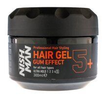 Гель для укладки волос сверхсильной фиксации Nishman Gum Effect Hair Gel 5+