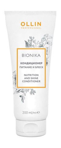 Питательный кондиционер для блеска волос Ollin Professional Bionika Nutriti фото 1