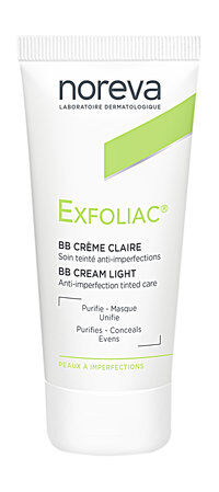 Светлый ВВ крем для лица Noreva Exfoliac BB Cream Light фото 1