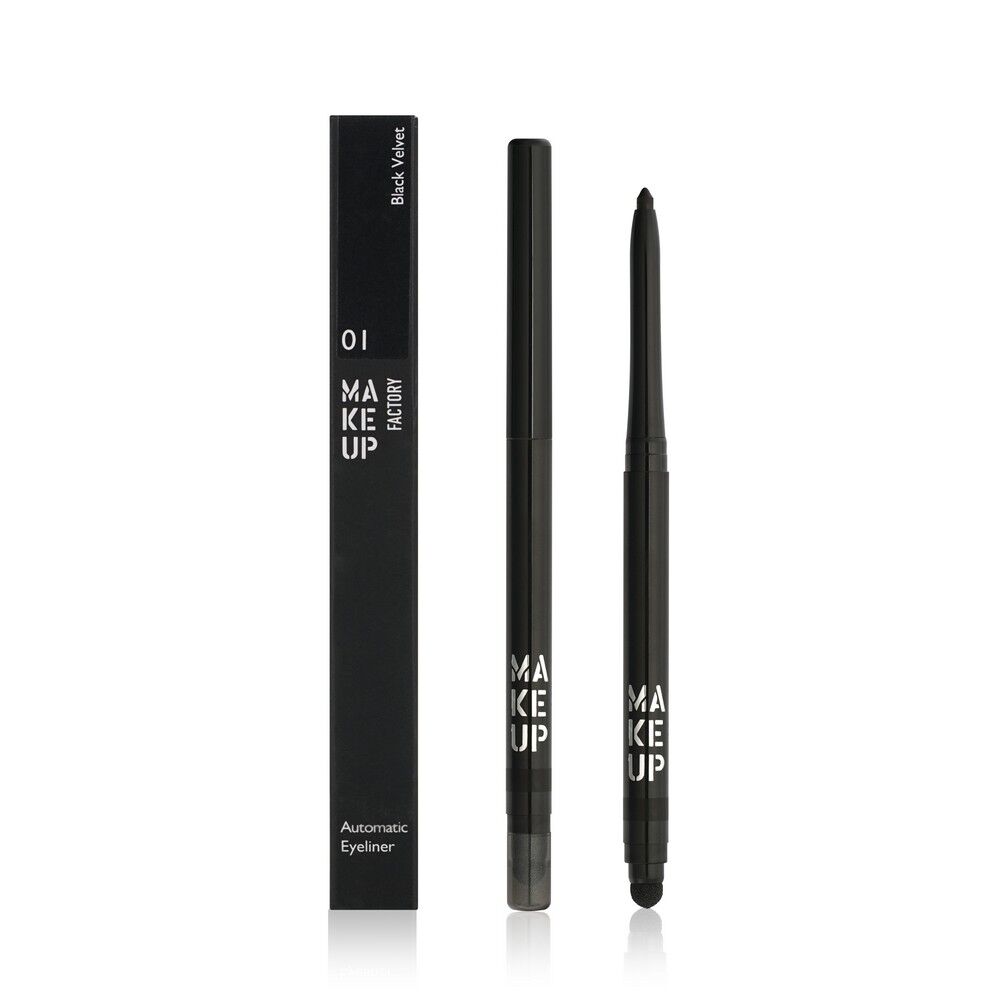 Автоматический карандаш для век Make Up Factory Automatic eyeliner 01 0,31г 3143024 фото 1