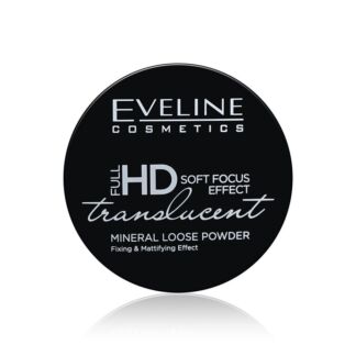 Рассыпчатая пудра для лица Eveline Full HD Soft Focus Effect TRANSPARENT пр