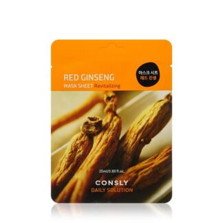 Глубоко увлажняющая маска для лица Consly Red Ginseng с экстрактом красного