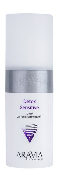 Детоксицирующий тоник для лица Aravia Professional Detox Sensitive фото 1