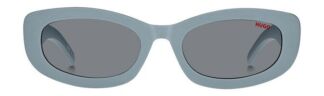 Солнцезащитные очки в пластиковой оправе Hugo Sunglasses 1253/SMVU Серо-син