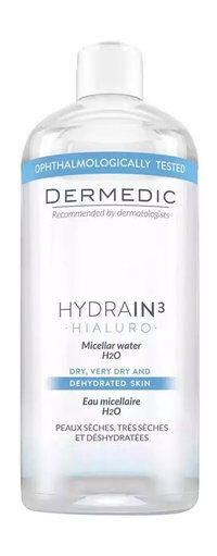 Мицеллярная вода Dermedic Hydrain3 Hialuro Micellar Water H20 фото 1