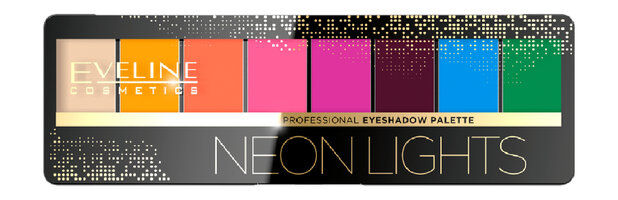 Палетка теней для век Eveline Professional Eyeshadow Palette Neon Lights фото 1