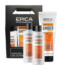 Набор для восстановления и питания волос Epica Professional Amber Shine Org фото 1