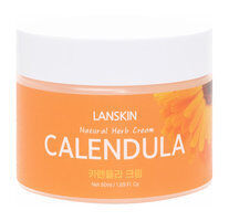 Успокаивающий крем для лица с экстрактом календулы Lanskin Calendula Natura