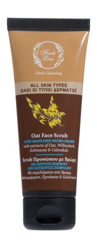 Очищающий скраб для лица Fresh Line Oat Soothing Face Scrub фото 1