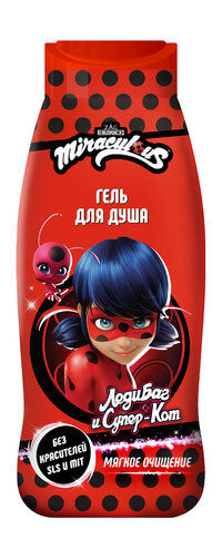 Детский гель для душа Miraculous Леди Баг Мягкое очищение фото 1