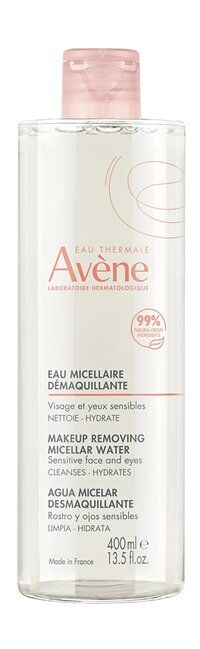 Очищающий мицеллярный лосьон для чувствительной кожи лица Avene Makeup Remo фото 1