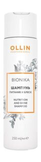 Питательный шампунь для блеска волос Ollin Professional Bionika Nutrition A