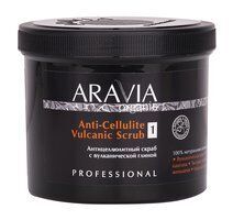 Антицеллюлитный скраб для тела с глиной Aravia Organic Anti-Cellulite Vulca